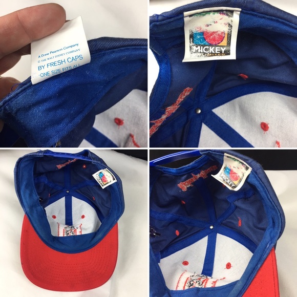 Vintage 90s Mickey Mouse Disney Snapback Cap - Picture 7 of 8